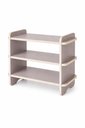 Ver imagem 1 de Sapateira Mdf 3 Prateleiras 52cm Organizador Multiuso Compacta Cor:bege