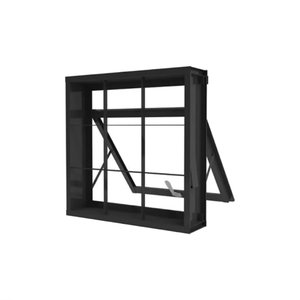 Janela Maxim-ar em Aço com Grade Quadriculada 60x60 R120 Tradição
