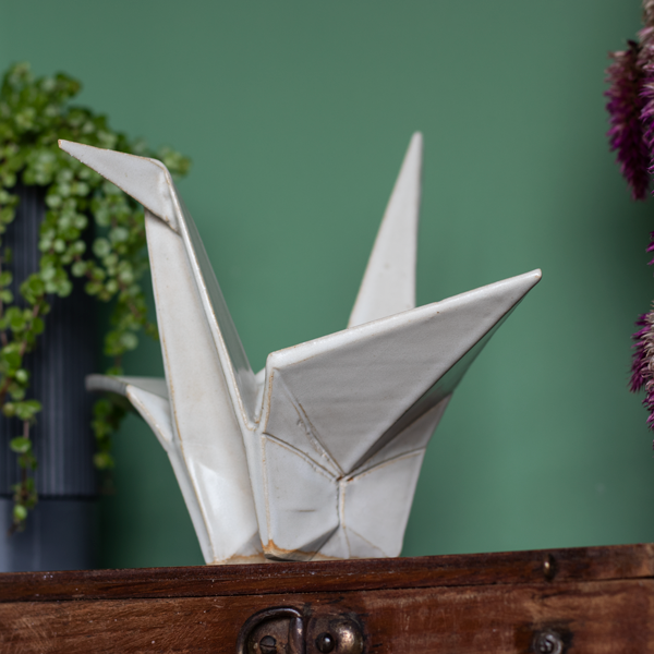 Tsuru em cerâmica / Origami / Escultura - 1