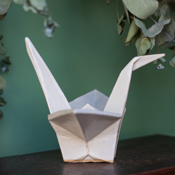 Tsuru em cerâmica / Origami / Escultura - 4