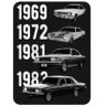 Placa De Metal Gm Opala Evolution Preto - 1