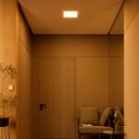 Ver imagem 2 de Painel Plafon Led Recuado Embutir Kais 22x22 18w Luz Quente Nordecor St3145-branco
