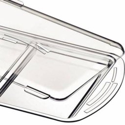 Conj. Frios 2 peças, Bandeja de Aço Inox com Polimento Brilho e Tampa de Acrílico Ciclo - Tramontina - 2