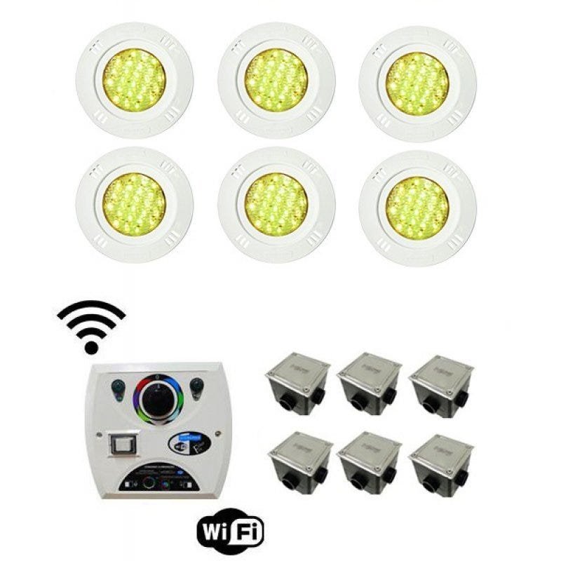Kit Iluminação para Piscinas de até 84m² Sodramar Modelo LED SMD - RGB ...