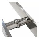 Ver imagem 3 de Puxador Aço Inox 304 45cm (30cm entre Furos) Barra Chata Porta Vidro Madeira Portão
