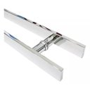 Ver imagem 4 de Puxador Aço Inox 304 45cm (30cm entre Furos) Barra Chata Porta Vidro Madeira Portão