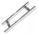 Ver imagem 1 de Puxador Aço Inox 304 45cm (30cm entre Furos) Barra Chata Porta Vidro Madeira Portão