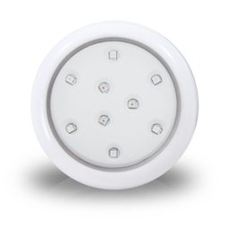 Luminária Piscina Led RGB Colorido 12V 9W 80mm Branco - 1