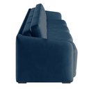 Ver imagem 2 de Sofá Cama Modulado Retrátil e Reclinável Decorativo Varsóvia 396cm Veludo Azul Marinho G33 - Gran Be