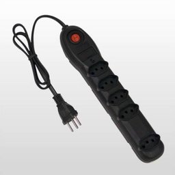 Filtro De Linha 5 Tomadas Bivolt Preto Force Line 5001 - 1