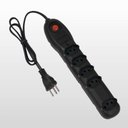 Ver imagem 2 de Filtro De Linha 5 Tomadas Bivolt Preto Force Line 5001
