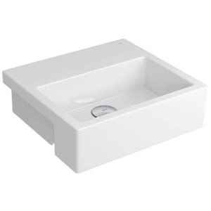 Cuba de Semi Encaixe de Mesa para Banheiro Retangular L733 Branco - Deca L.733.17