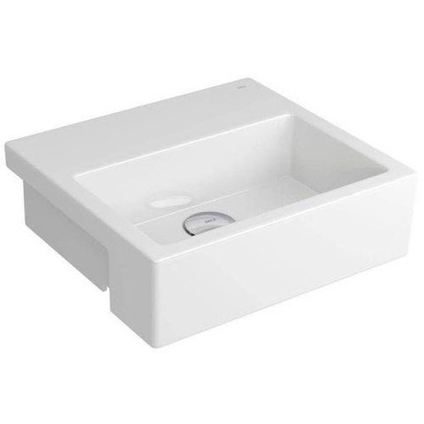 Cuba de Semi Encaixe de Mesa para Banheiro Retangular L733 Branco - Deca L.733.17