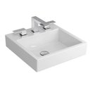 Ver imagem 2 de Cuba de Sobrepor de Mesa para Banheiro Quadrada L735 Branco - Deca L.735.17