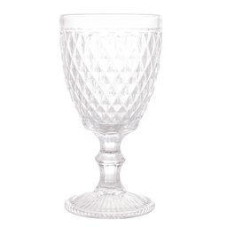 Cj 6 Taças Vidro P/Água Bico de Abacaxi Transparente 325ml Lyor - 2