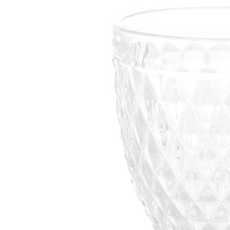 Cj 6 Taças Vidro P/Água Bico de Abacaxi Transparente 325ml Lyor - 3