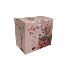 Jogo 6 Tçs Cristal Ecol V.bco 185ml Angela - Full Fit - 4