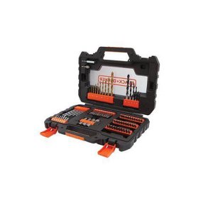 Kit de Brocas Bits e Pontas com 76 Peças A7231 Black+Decker