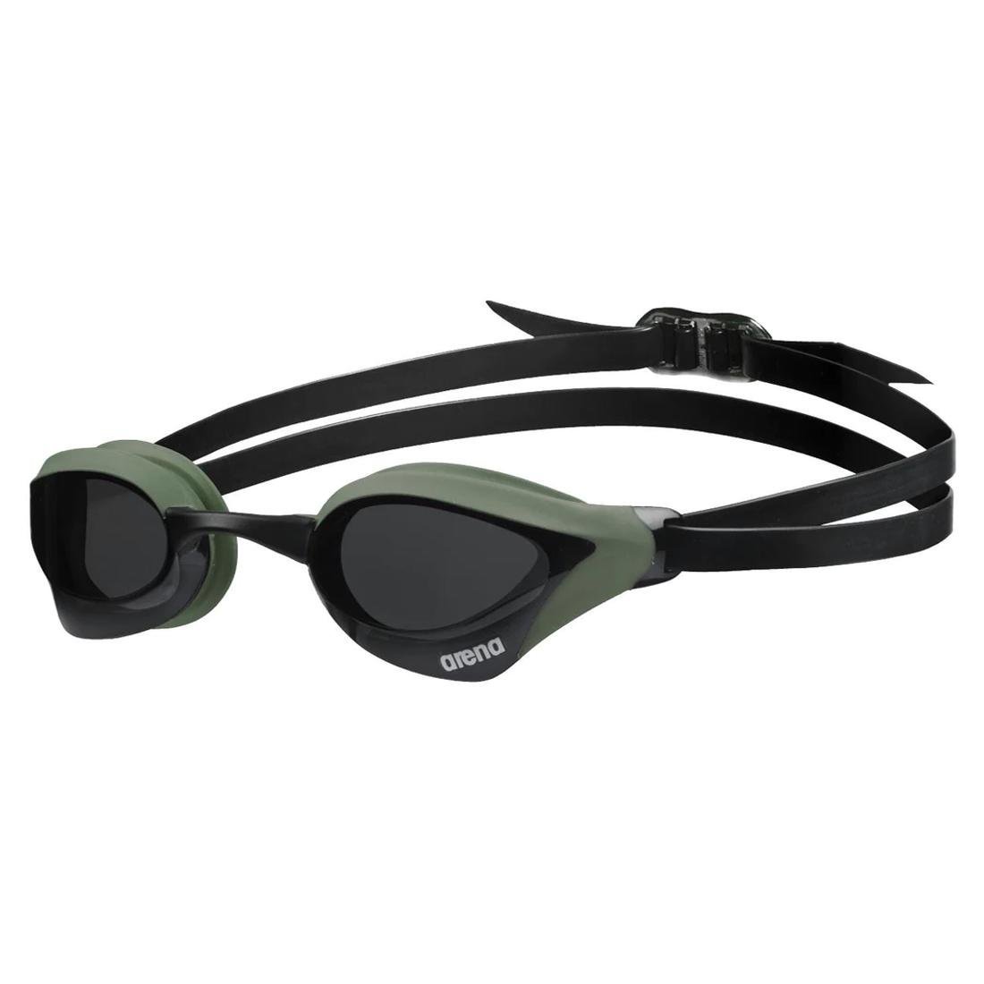 Óculos de Natação Cobra Core Arena Verde Militar/Preto/Lente Fumê - 2