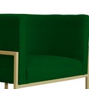 Ver imagem 4 de Poltrona Decorativa Luana Requinte Suede Cores - DS Estofados - Verde
