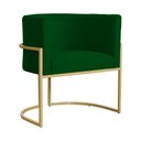 Ver imagem 1 de Poltrona Decorativa Luana Requinte Suede Cores - DS Estofados - Verde