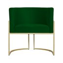 Ver imagem 2 de Poltrona Decorativa Luana Requinte Suede Cores - DS Estofados - Verde