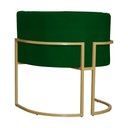 Ver imagem 5 de Poltrona Decorativa Luana Requinte Suede Cores - DS Estofados - Verde