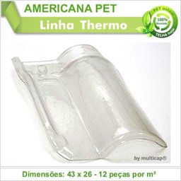 Telha PET Americana 270 Kit 4 Telha(s) - 3 Telha PET Americana 270 Kit 4 Telha(s) - 3
