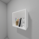 Ver imagem 2 de Nicho Branco de Parede em MDF – Simples, Elegante e Funcional