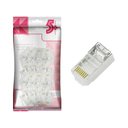 Ver imagem 1 de Conector Rj45 Cat5e Blindado Embalagem C/100 5+