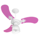 Ver imagem 1 de Ventilador Teto New Baby Colors 3 Pás Mdf Branco