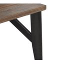 Ver imagem 3 de Mesa Jantar Wood Rustic Brown Base Grafite 220cm - 61929