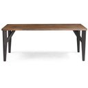 Ver imagem 2 de Mesa Jantar Wood Rustic Brown Base Grafite 220cm - 61929