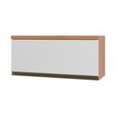Ver imagem 1 de Armário de Cozinha Aéreo com 1 Porta Basculante 80cm Multimóveis Cr20393 Freijó/branco