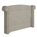 Ver imagem 7 de Cabeceira Cama Box Casal 140cm Provença e Recamier Veneto P02 Bouclé Cru - Mpozenato