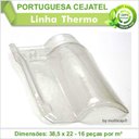 Ver imagem 2 de Telha PET Portuguesa Cejatel 812 Kit 10 telha(s)