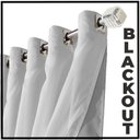 Ver imagem 5 de cortina blackout Mix 5,50 x 2,70 de varão c/ ilhios branc
