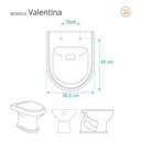Ver imagem 2 de Tampa de Vaso Sanitário com Amortecedor Valentina Marfim (Bege) para bacia Hervy