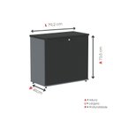 Ver imagem 3 de Armário Baixo para Escritório com 2 Portas
