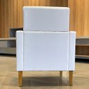 Ver imagem 6 de Poltrona Decorativa Gabi Fixa Corino - Phoenix - Branco