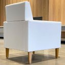 Ver imagem 5 de Poltrona Decorativa Gabi Fixa Corino - Phoenix - Branco
