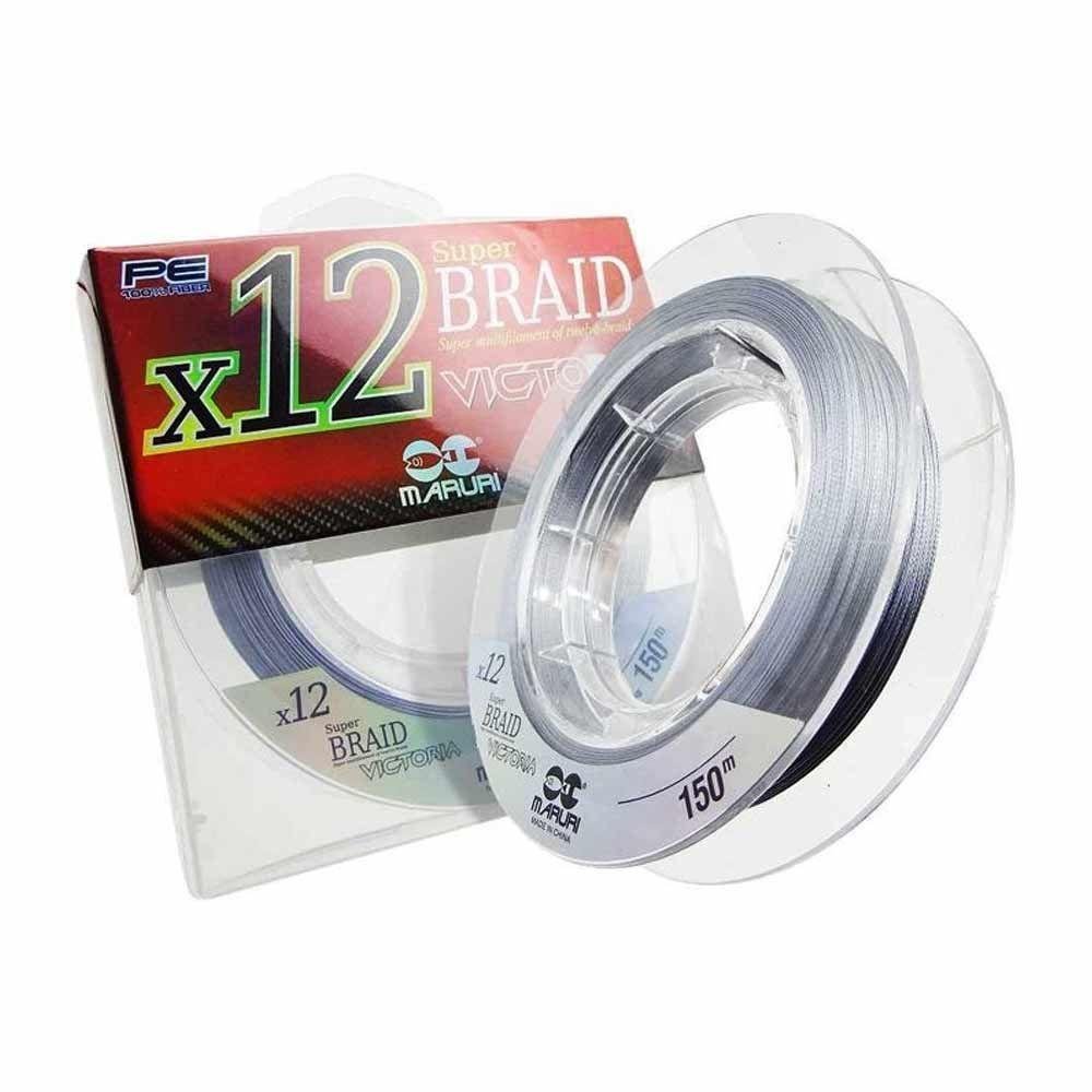 Linha de Pesca Multifilamento 12 Fios 150m 0,24mm 39lb - 1