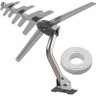 Kit Antena Digital Externa 4 em 1 Vhf, Fm, Uhf - Hdtv + Cabo Coaxial 20m - 1