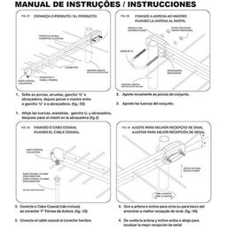 Antena Digital Externa Log 38 Elementos Uhf, HDTV - Sinal Antenas Sl-3800 - Brasforma - 4