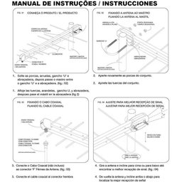 Antena Digital Externa Log 38 Elementos Uhf, HDTV - Sinal Antenas Sl-3800 - Brasforma - 8