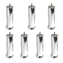 Ver imagem 1 de Kit 6 Pés para Cama Box com 18cm de Altura Metalizado