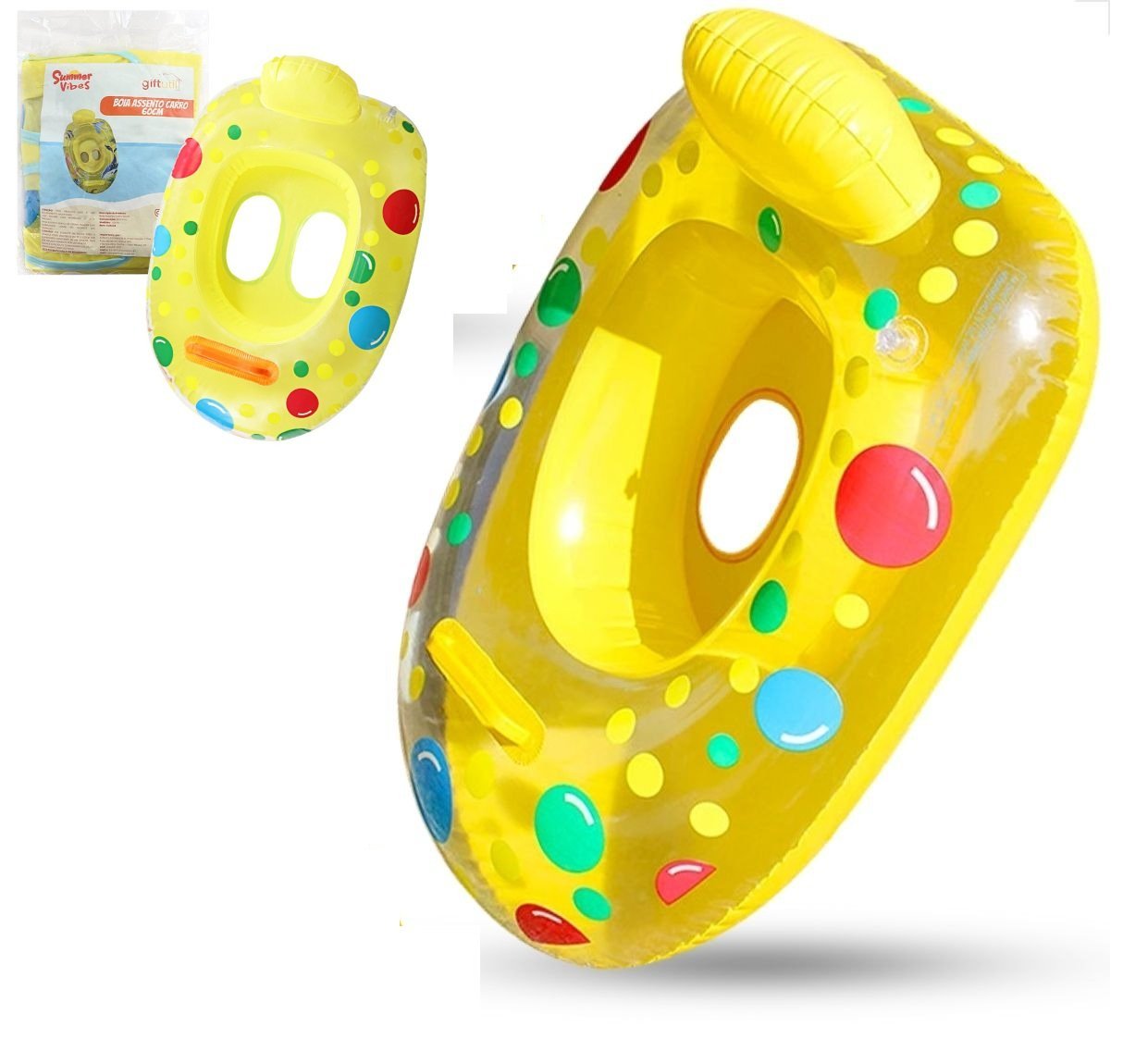 Boia Inflável Infantil Brinquedo Piscina Verão Mar 60cm - 2