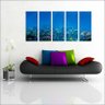 Quadro Decorativo Peixes Oceano Aquários Mosaico 5 Peças - 2