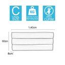 Ver imagem 2 de Cabeceira Box Shop Line Casal 1,40m Painel Em Couro Sintético Branco