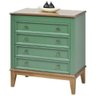 Comoda Luna 4 Gavetas Verde 83cm - 58741 - 1